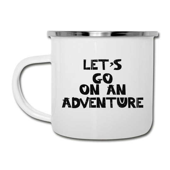 Go On An Adventure Enamel Camping Mug