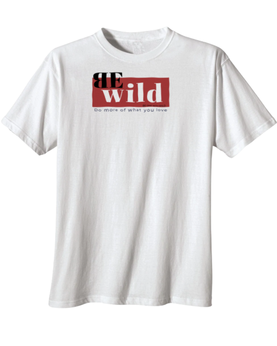 Men's Be Wild Organic Cotton Heavyweight T Shirt