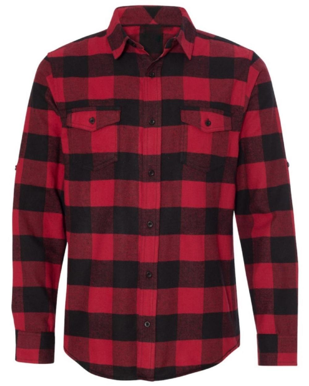 Men's Red Buffalo Long Sleeve Flannel