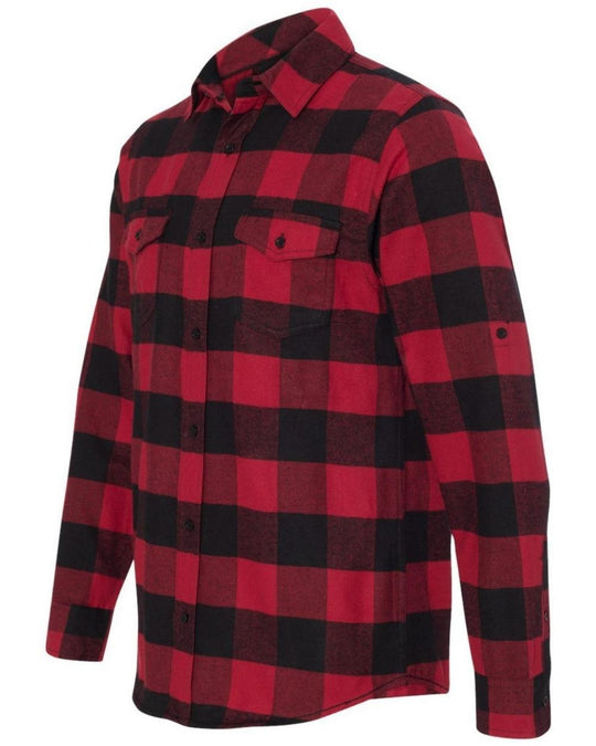 Men's Red Buffalo Long Sleeve Flannel