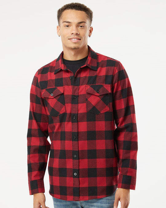 Men's Red Buffalo Long Sleeve Flannel