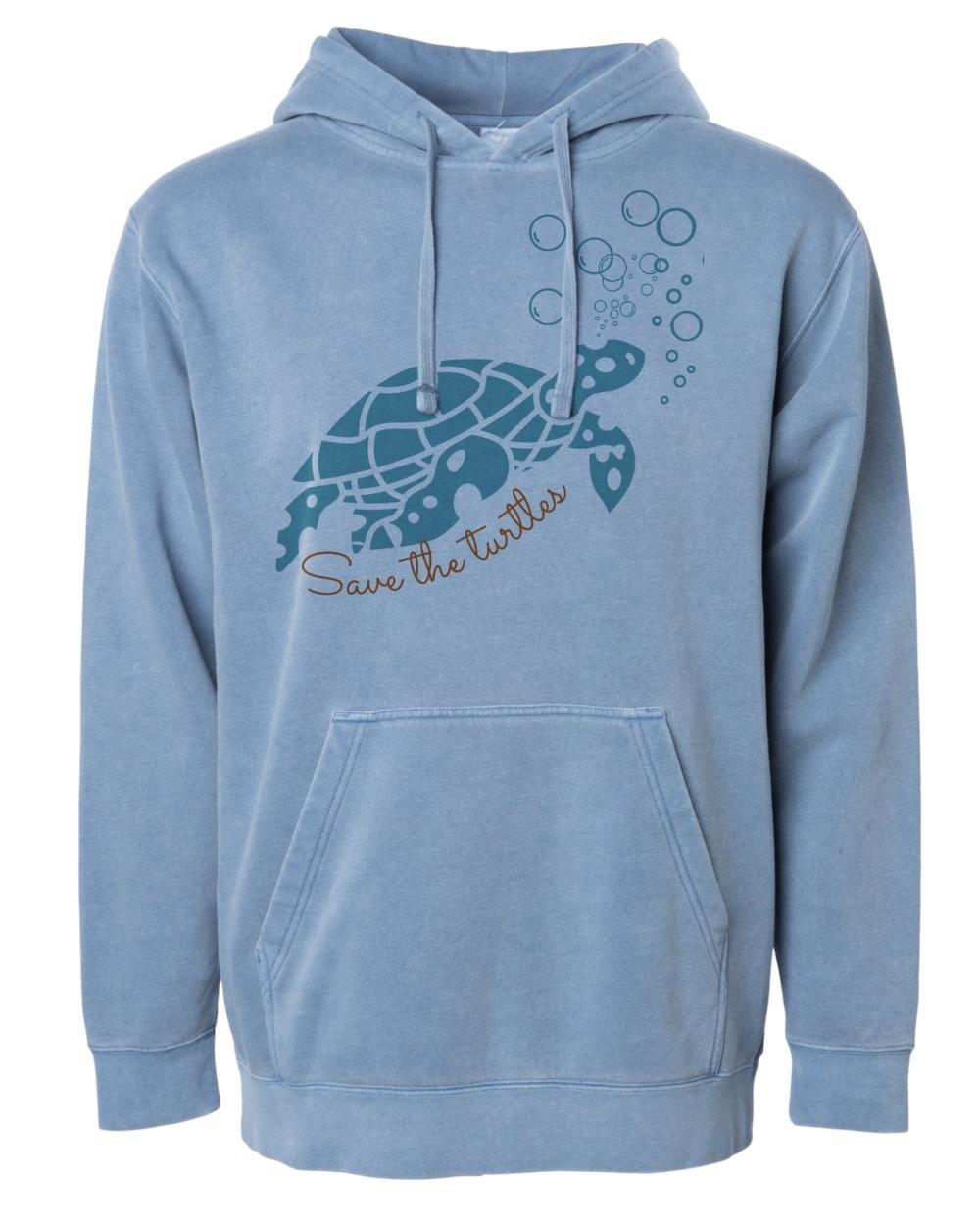 Men's Save The Turtles Pigment Dyed Hoodie