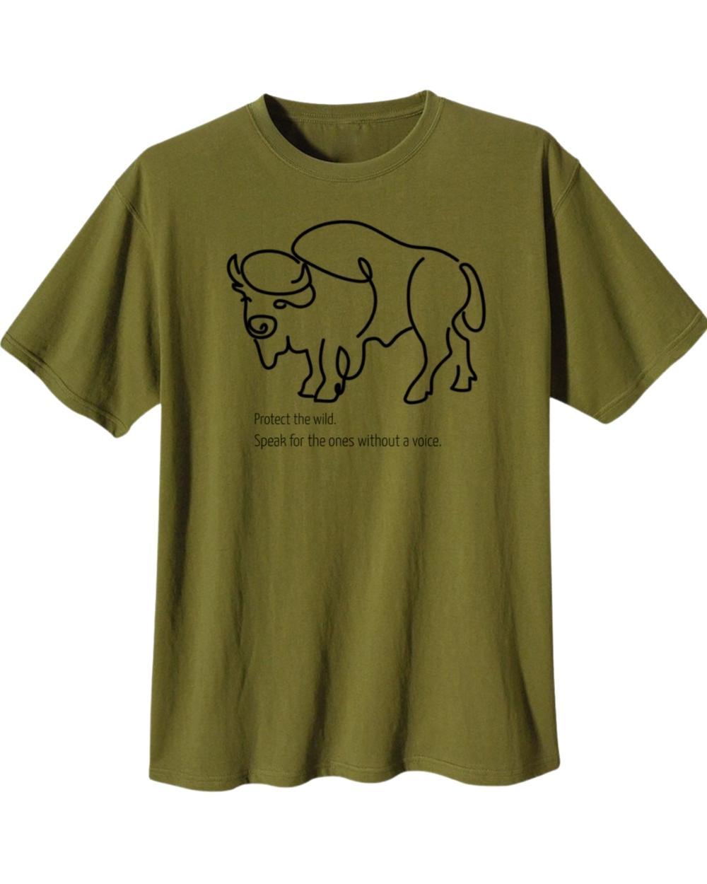 Men's Wild Buffalo Organic Cotton Heavyweight T-Shirt