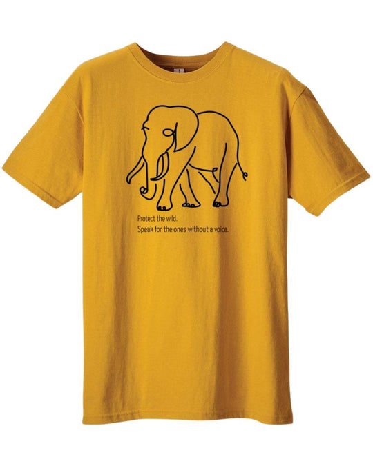 Men's Wild Elephant Organic Cotton Heavyweight T-Shirt