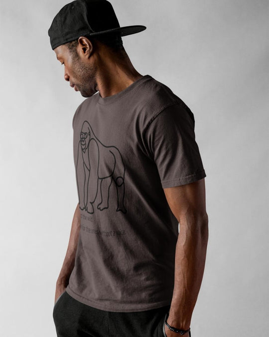 Men's Wild Gorilla Organic Cotton Heavyweight T-Shirt