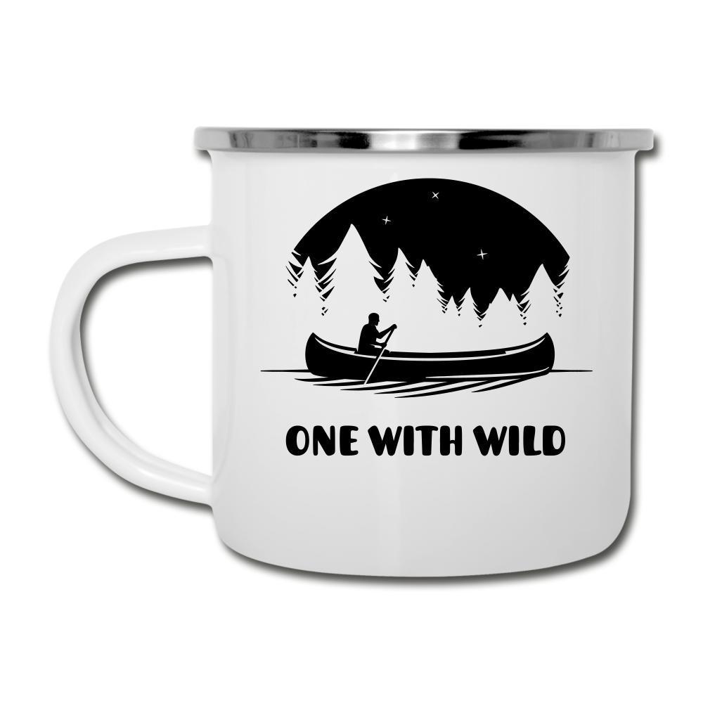 One With Wild™ Enamel Camping Mug