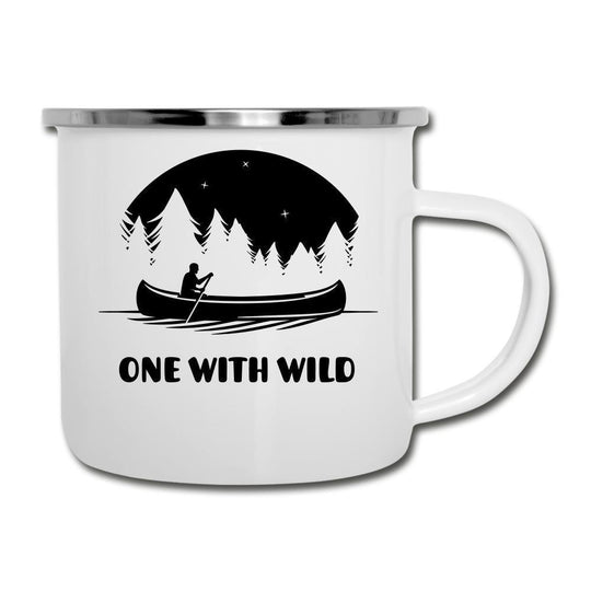 One With Wild™ Enamel Camping Mug