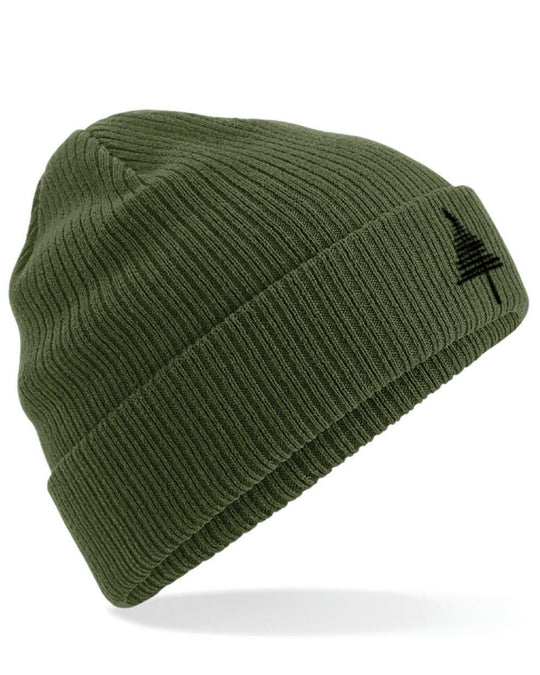 Pine Tree Organic Cotton Ribbed Beanie