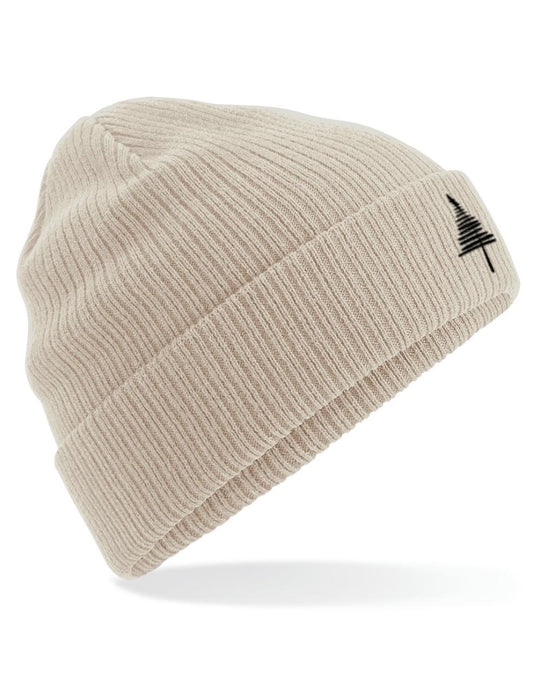 Pine Tree Organic Cotton Ribbed Beanie