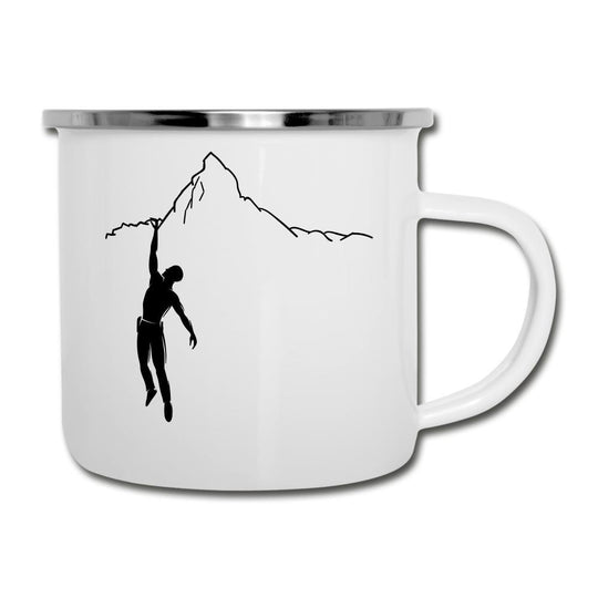 The Wild Climber Enamel Camping Mug