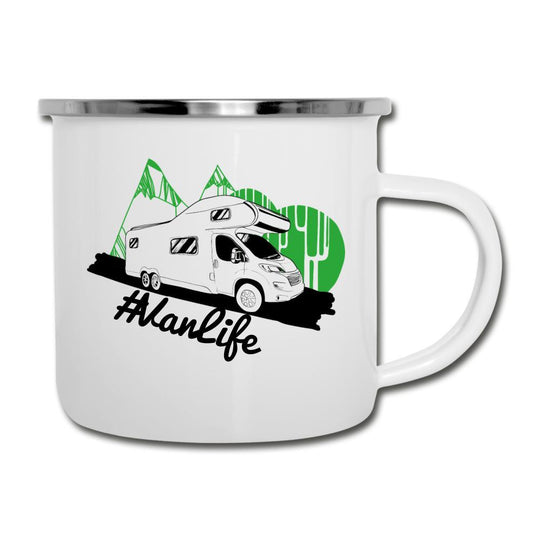 #Vanlife Enamel Camping Mug