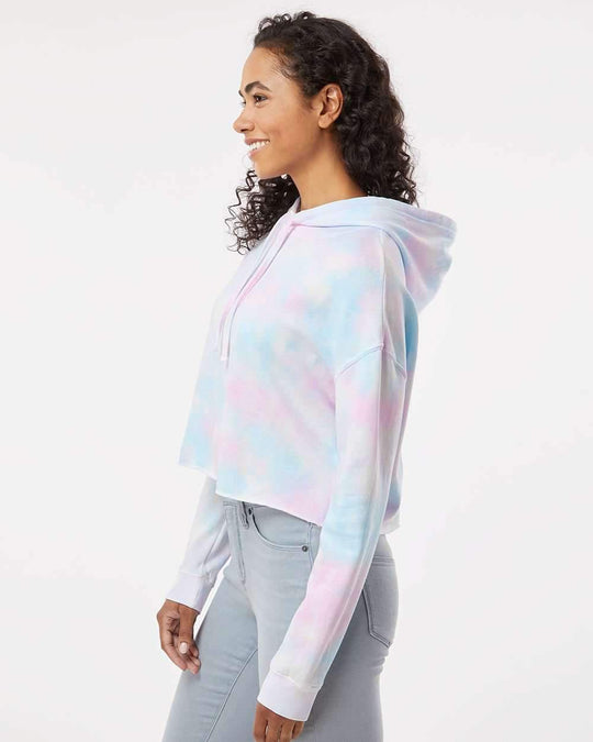 Women's OWW™ Tie Dye Crop Top Hoody