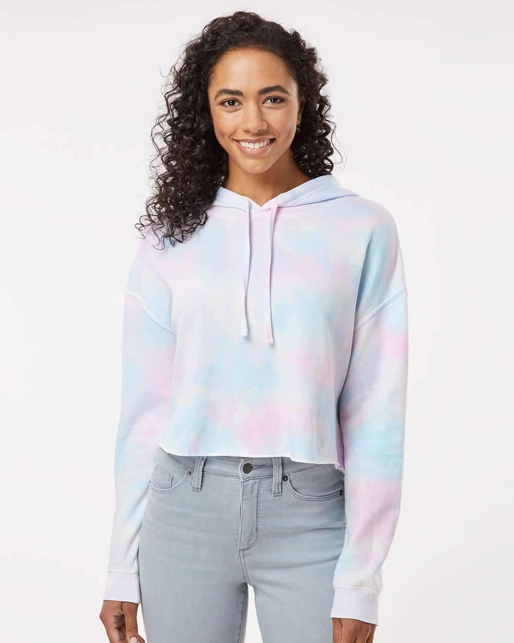 Women's OWW™ Tie Dye Crop Top Hoody