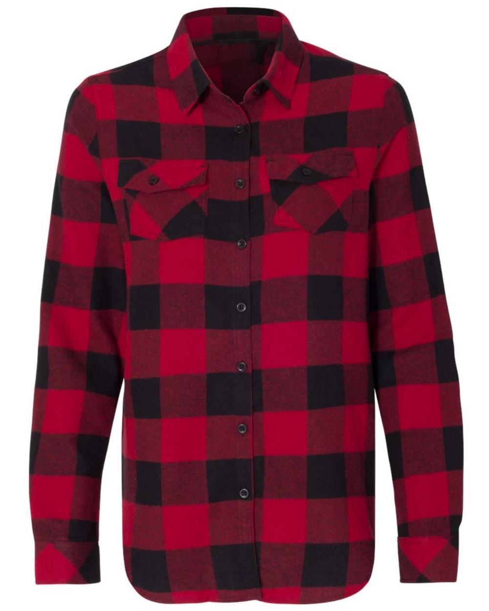 Women's Red Buffalo Long Sleeve Flannel