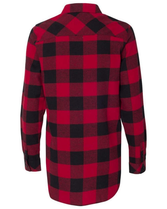 Women's Red Buffalo Long Sleeve Flannel