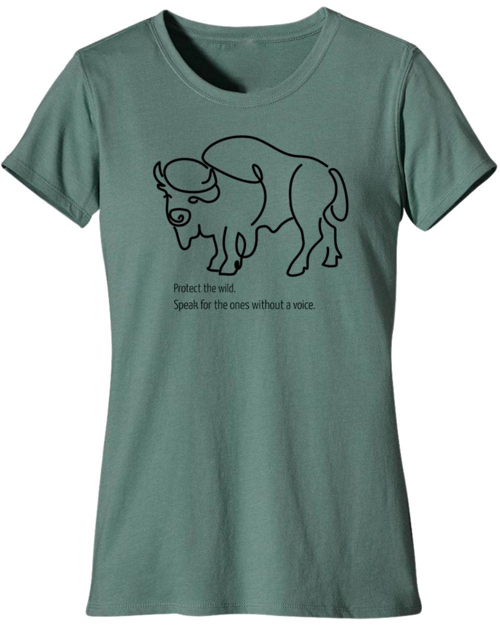 Women's Wild Buffalo Organic Cotton Classic T-Shirt