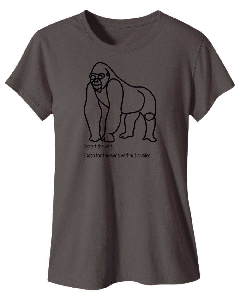 Women's Wild Gorilla Organic Cotton Classic T-Shirt